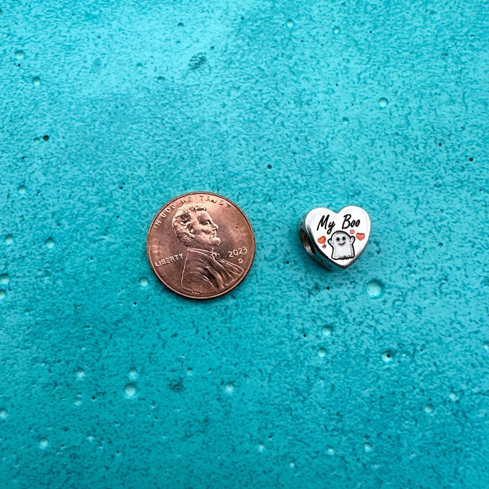 Pandora My Boo Halloween ghost charm sterling silver - Picture 2 of 8